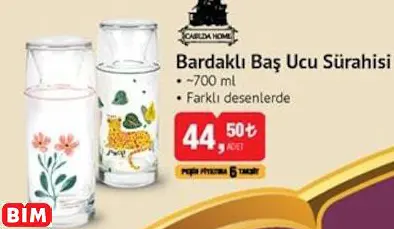CASİLDA HOME BARDAKLI BAŞ UCU SÜRAHİSİ